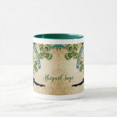 Mug Danseur irlandais personnalisé, Shamrock et fer à  (Centre)