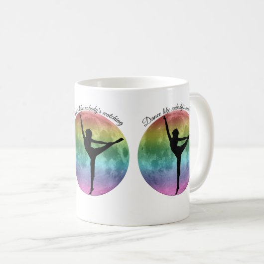 Mug Danseur tee - shirt "Rainbow moon dancer (Devant droit)