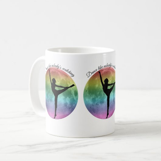Mug Danseur tee - shirt "Rainbow moon dancer (Devant gauche)