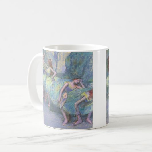 Mug Danseurs de ballet dans les ailes par Edgar Degas (Devant gauche)