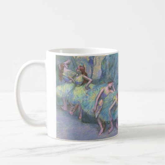 Mug Danseurs de ballet dans les ailes par Edgar Degas (Gauche)