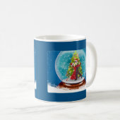 Mug Danseurs de tango argentins de Noël dans le Globe  (Devant droit)