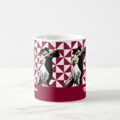 Mug Danseurs de tango Vintages géométriques (Centre)