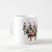 Mug Danseurs des Highlands écossais (Devant gauche)