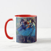 Mug Danseurs en bleu par Edgar Degas, Ballet Art Vinta (Gauche)