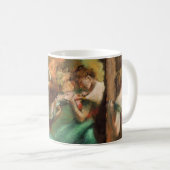 Mug Danseurs, Rose et Vert par degrés, Art (Devant droit)