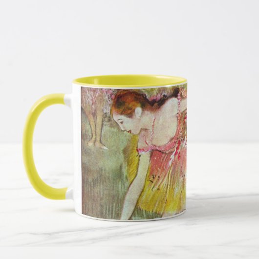 Mug Danseurs se penchent par Edgar Degas, Ballet Art (Gauche)