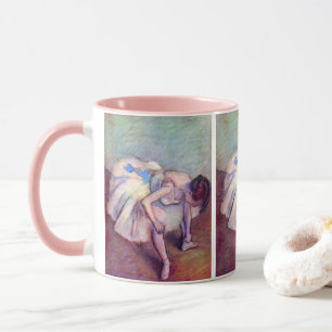 Mug Danseuse assise par Edgar Degas, Art de ballet vin