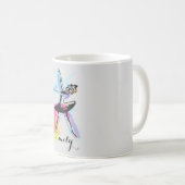 Mug Danseuse Ballerine Aquarelle  (Devant droit)