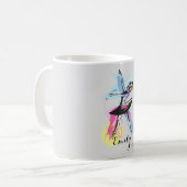 Mug Danseuse Ballerine Aquarelle  (Devant gauche)