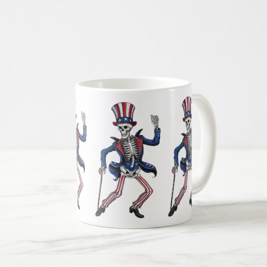 Mug Danseuse Danseuse Squelette (Devant droit)