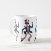 Mug Danseuse Danseuse Squelette (Devant gauche)