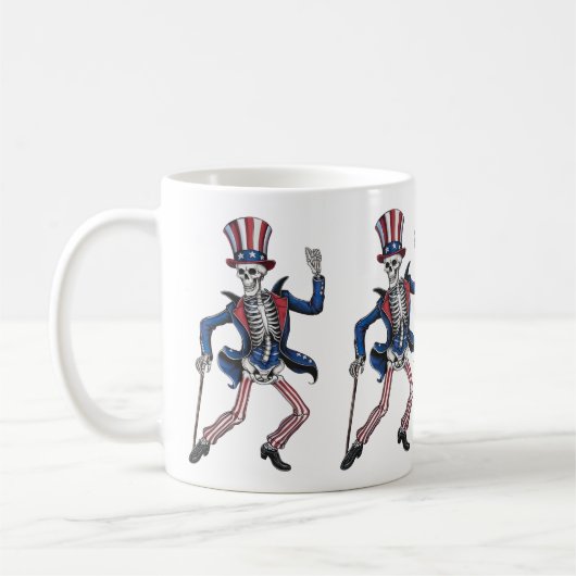 Mug Danseuse Danseuse Squelette (Gauche)