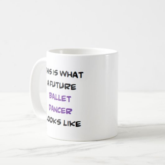Mug danseuse de ballet, futur (Devant gauche)