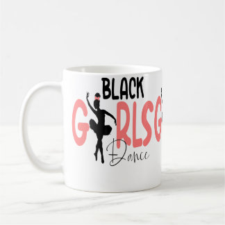 Mug Danseuse de ballet noir cheveux naturels afro ball