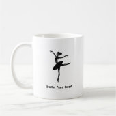 Mug Danseuse de ballet pause de respiration répétée (Gauche)
