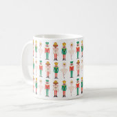 Mug Danseuse de Casse-Noisette de Noël festive  (Devant gauche)