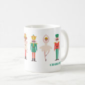 Mug Danseuse de Casse-Noisette de Noël festive  (Devant droit)