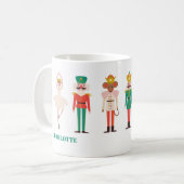Mug Danseuse de Casse-Noisette de Noël festive  (Devant gauche)