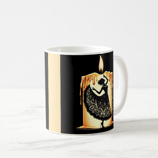 Mug Danseuse de flamenco (Devant droit)