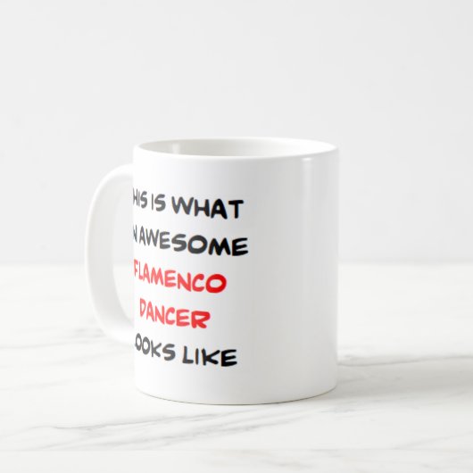 Mug danseuse de flamenco, géniale (Devant gauche)