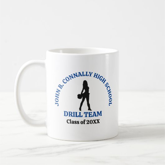Mug Danseuse de l'équipe de drill de l'école secondair (Gauche)