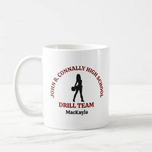 Mug Danseuse de l'équipe de drill de l'école secondair