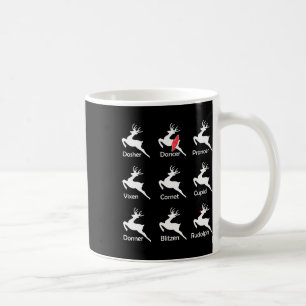 Mug Danseuse de rennes de Noël Ballet Ballerina Danse