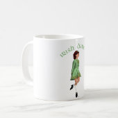 Mug Danseuse de step irlandais - Vert (Devant gauche)