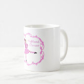 Mug Danseuse des Highlands écossais Motif celtique Ros (Devant droit)