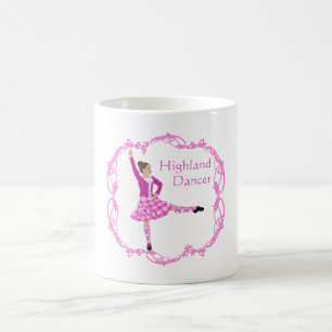 Mug Danseuse des Highlands écossais Motif celtique Ros