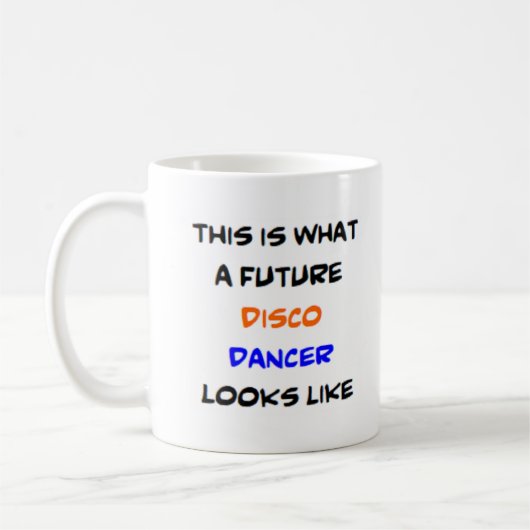 Mug danseuse disco, avenir (Gauche)