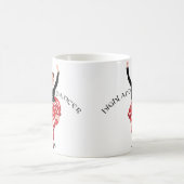 Mug Danseuse écossaise des Highlands Rouge et Noir (Centre)