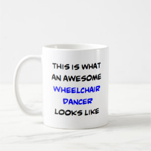 Mug danseuse en fauteuil roulant, génial