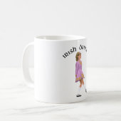 Mug Danseuse Irlandaise en Soft Shoe Rose (Devant gauche)