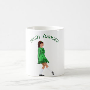 Mug Danseuse Irlandaise en Soft Shoe verte