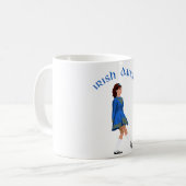 Mug Danseuse Irlandaise Soft Shoe en Bleu (Devant gauche)