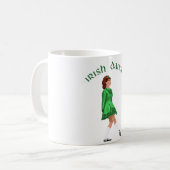 Mug Danseuse Irlandaise Soft Shoe en Vert (Devant gauche)