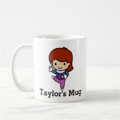 Mug Danseuse mignonne, jazz / ballet (Gauche)