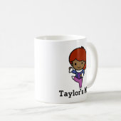 Mug Danseuse mignonne, jazz / ballet (Devant droit)