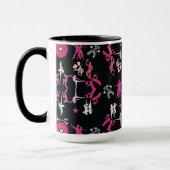 Mug Danseuse rose Motif Décor Maison (Gauche)