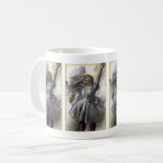 Mug Danseuse Stretch par Degas (Devant gauche)