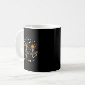 Mug Danseuses de ballet squelette de citrouille Hal (Devant gauche)
