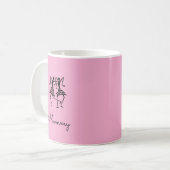 Mug Danseuses de la célébration de la silhouette de ma (Devant gauche)