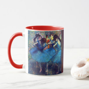 Mug Danseuses en bleu par Edgar Degas, Art de ballet v