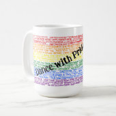 Mug Dansez avec fierté (Devant gauche)