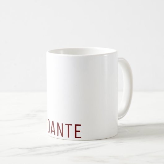 Mug Dante Alighieri (Devant droit)