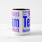 Mug d'appréciation du travail d'équipe (Centre)