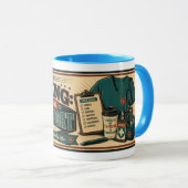 Mug d'appréciation pour infirmière – Cadeau drôle (Devant droit)