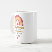 Mug d'appréciation pour l'enseignant – Merci Arc-e (Devant gauche)